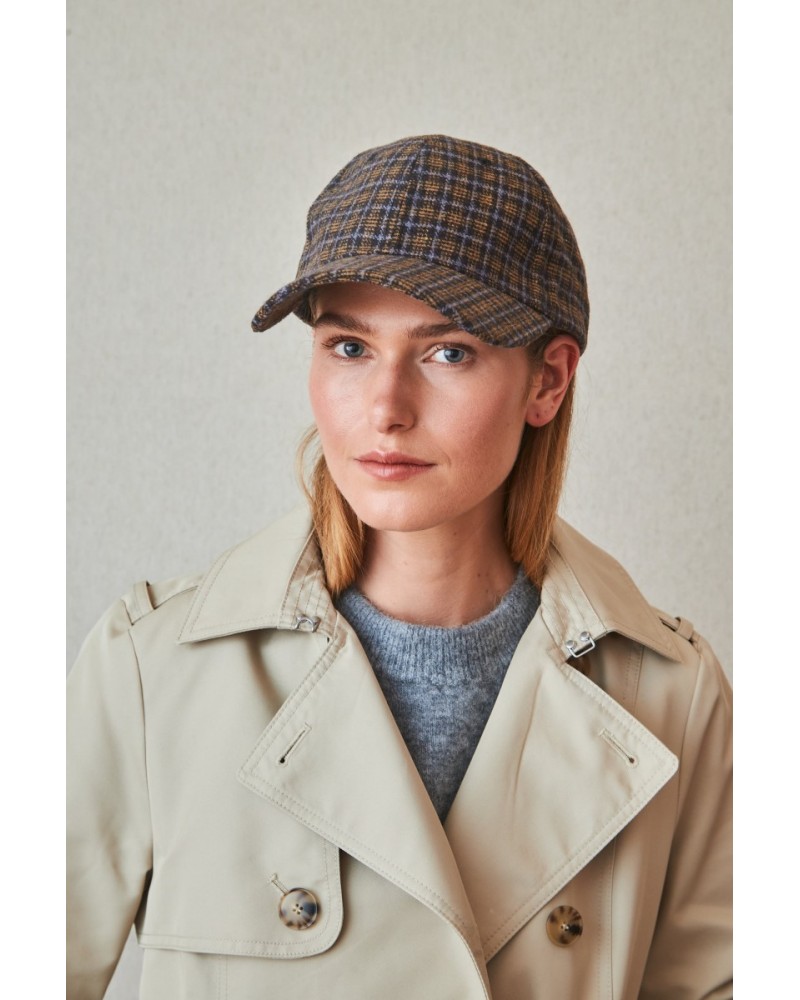 Gorra tipo visera cuadros de Latido