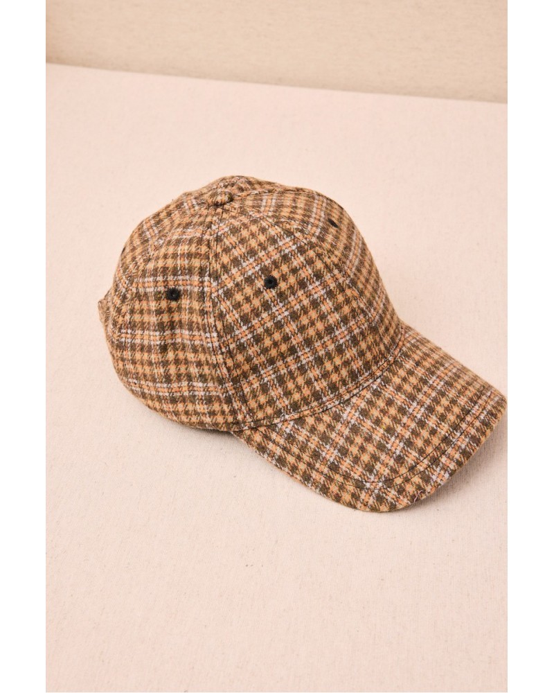 Gorra tipo visera cuadros de Latido