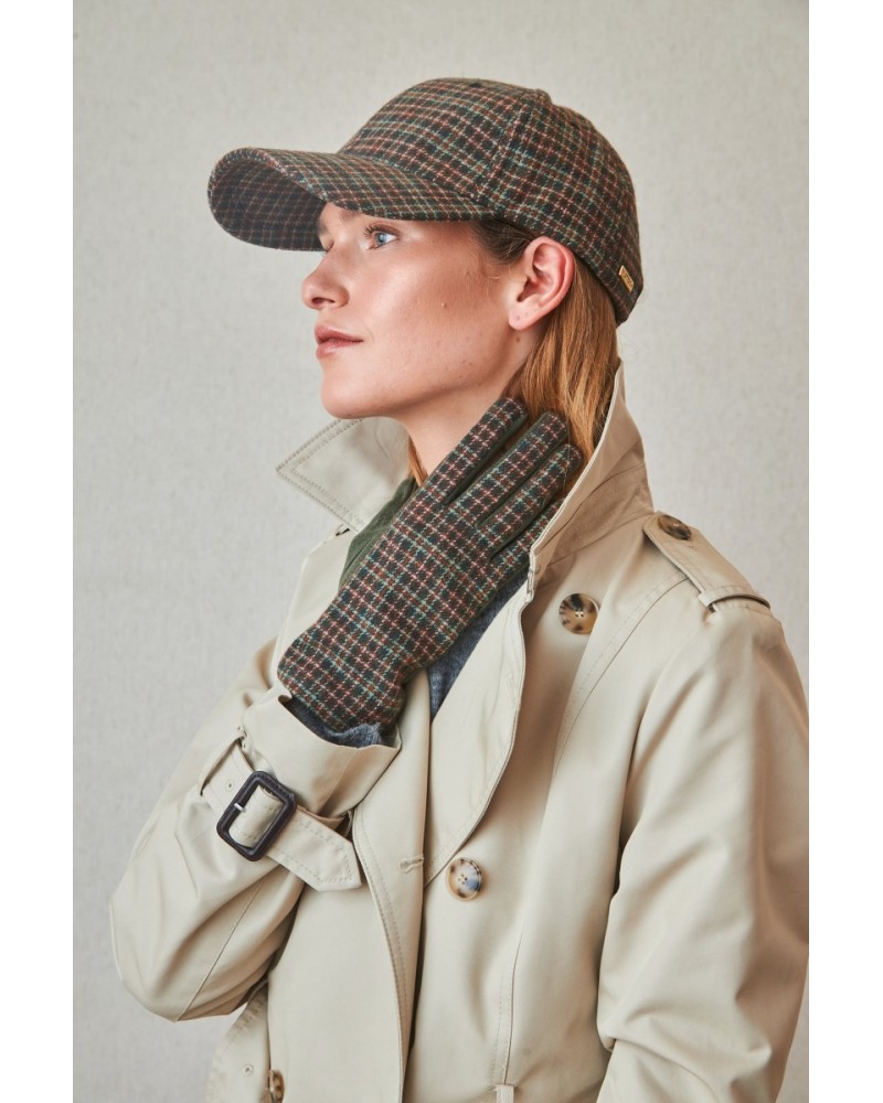 Gorra tipo visera cuadros de Latido