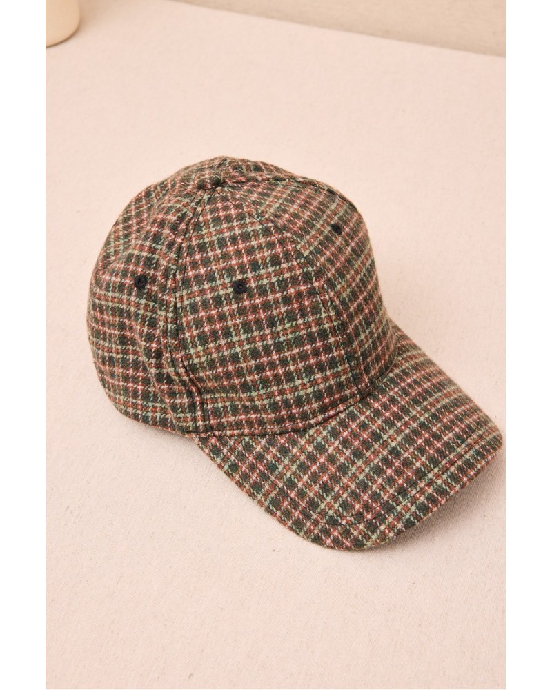 Gorra tipo visera cuadros de Latido