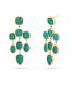 Pendientes làgrima verde de Anartxy