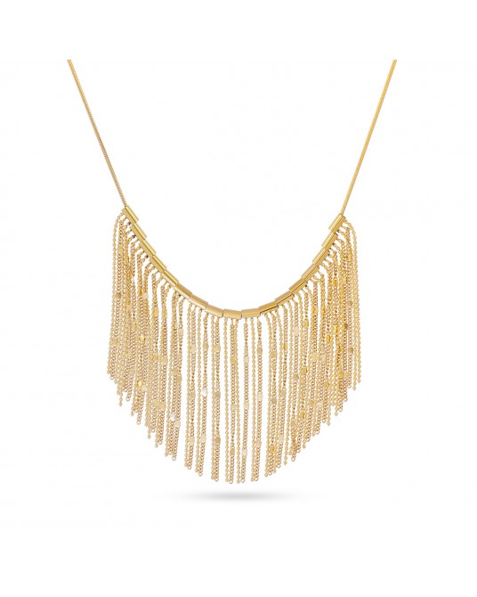 Collar flecos acero de Anartxy