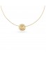 Collar corto acero dorado de Anartxy