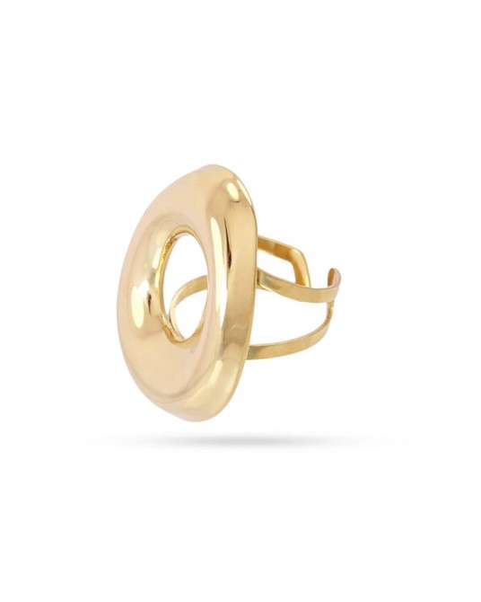 Anillo dorado de acero de Anartxy
