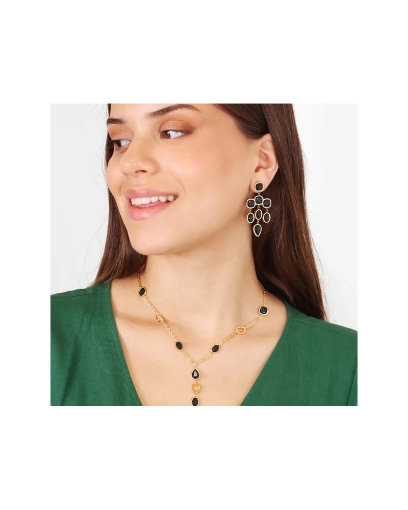 Pendientes làgrima NEGRO de Anartxy