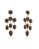Pendientes làgrima NEGRO de Anartxy