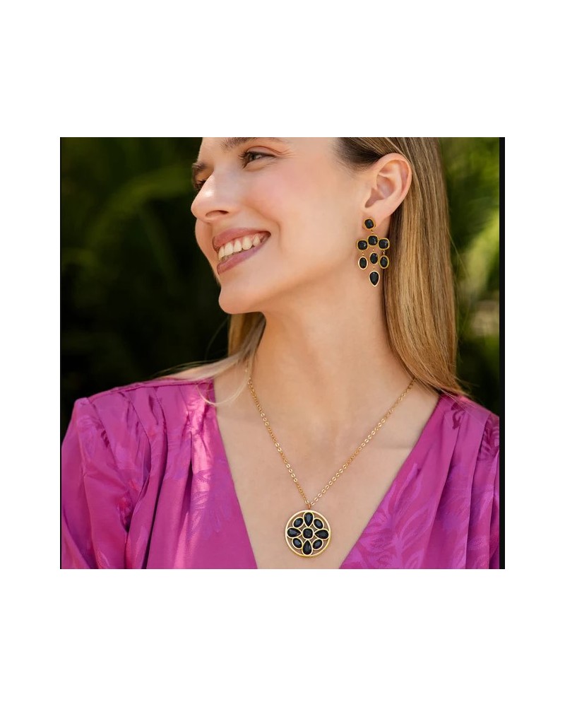 Pendientes làgrima NEGRO de Anartxy