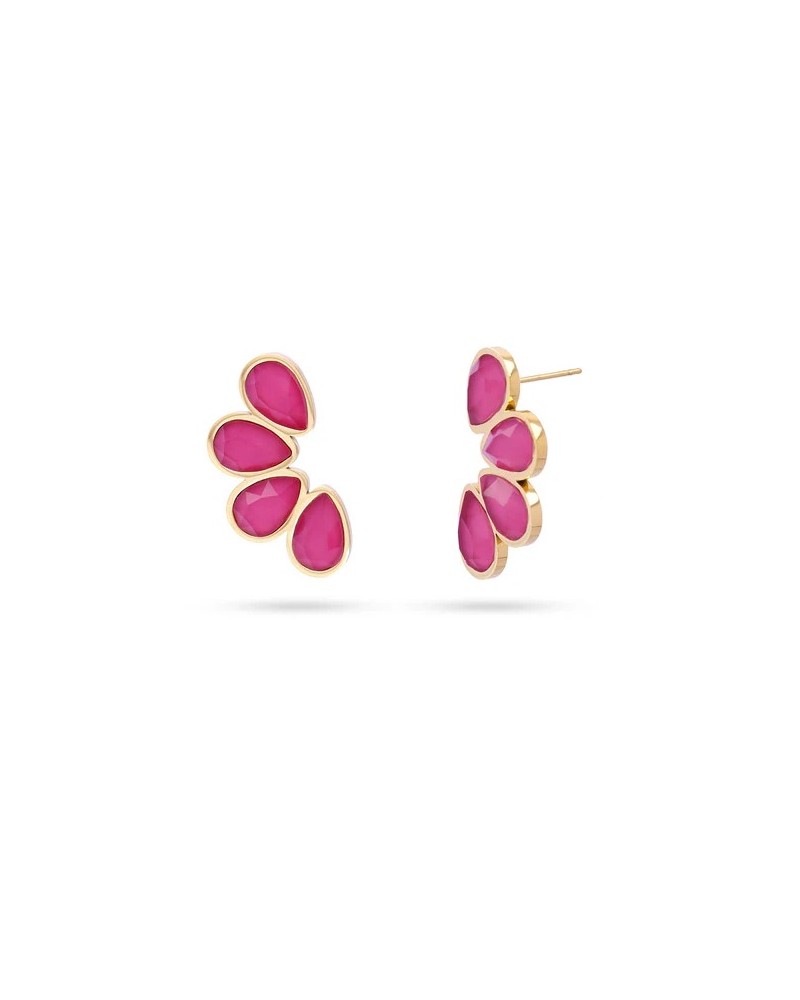 Pendientes acero y piedras de Anartxy