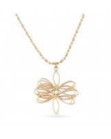 Collar corto libelula acero de Anartxy