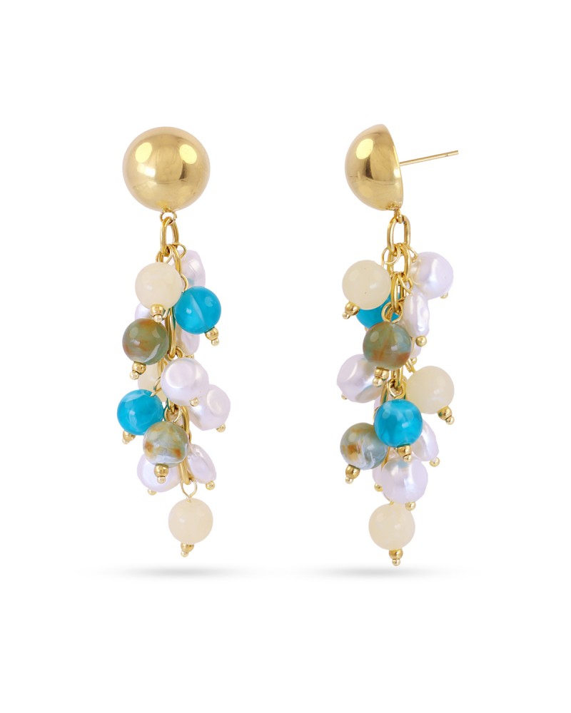 Pendientes racimo bolas de Anartxy