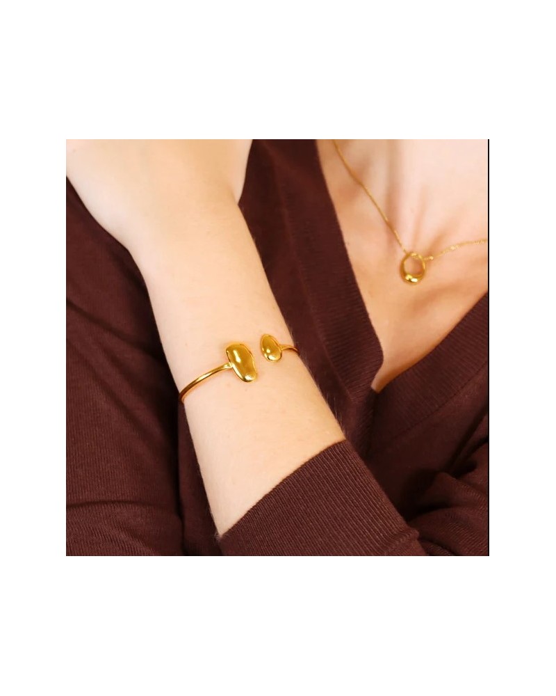 Brazalete abierto acero de Anartxy