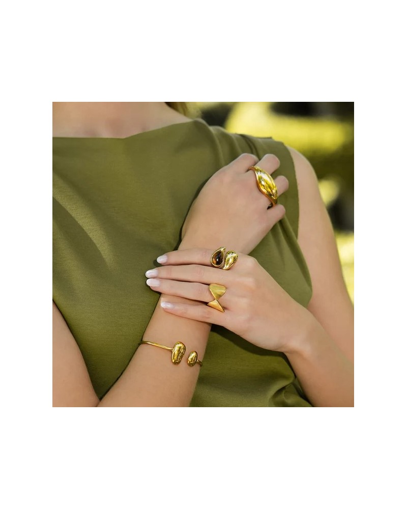 Brazalete abierto acero de Anartxy