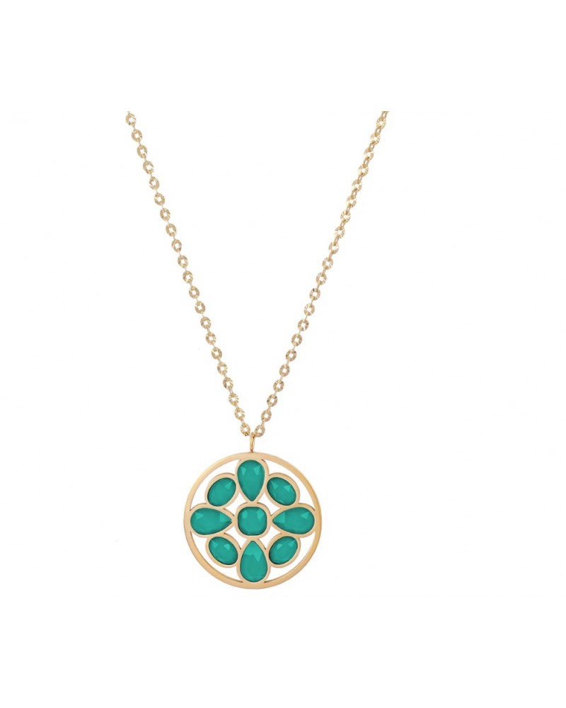 Collar corto acero con piedras de Anartxy