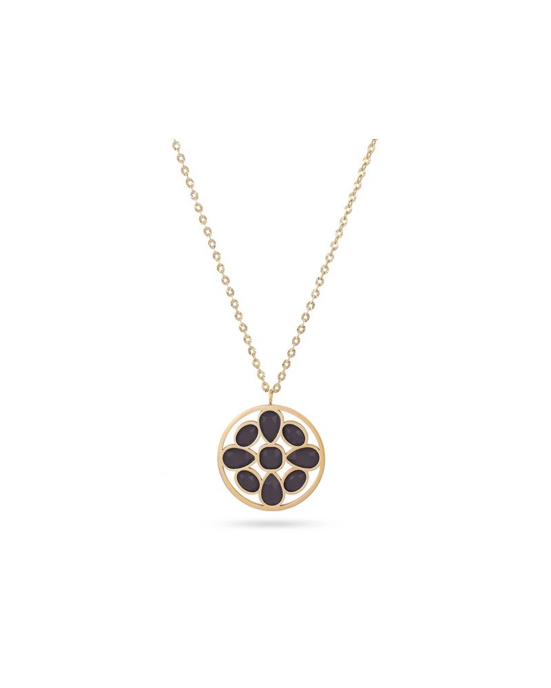 Collar corto acero con piedras de Anartxy