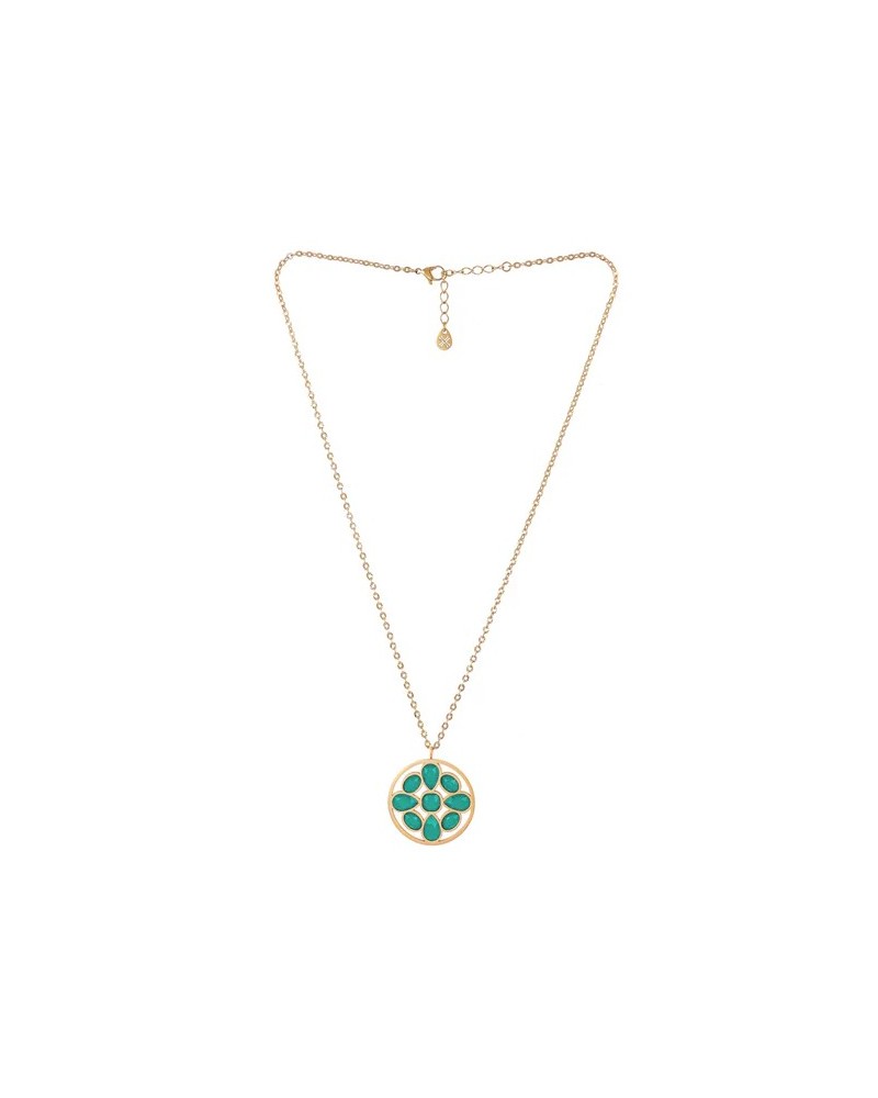 Collar corto acero con piedras de Anartxy