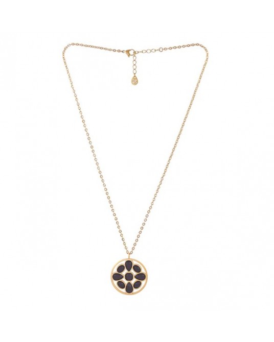 Collar corto acero con piedras de Anartxy