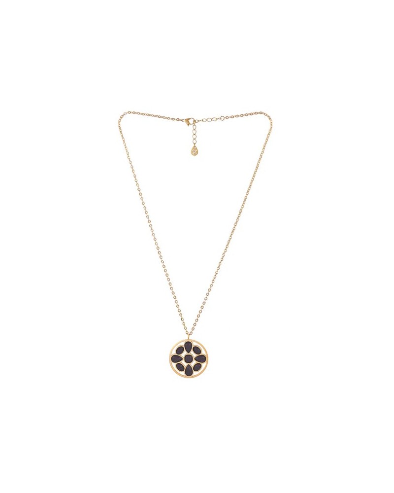 Collar corto acero con piedras de Anartxy