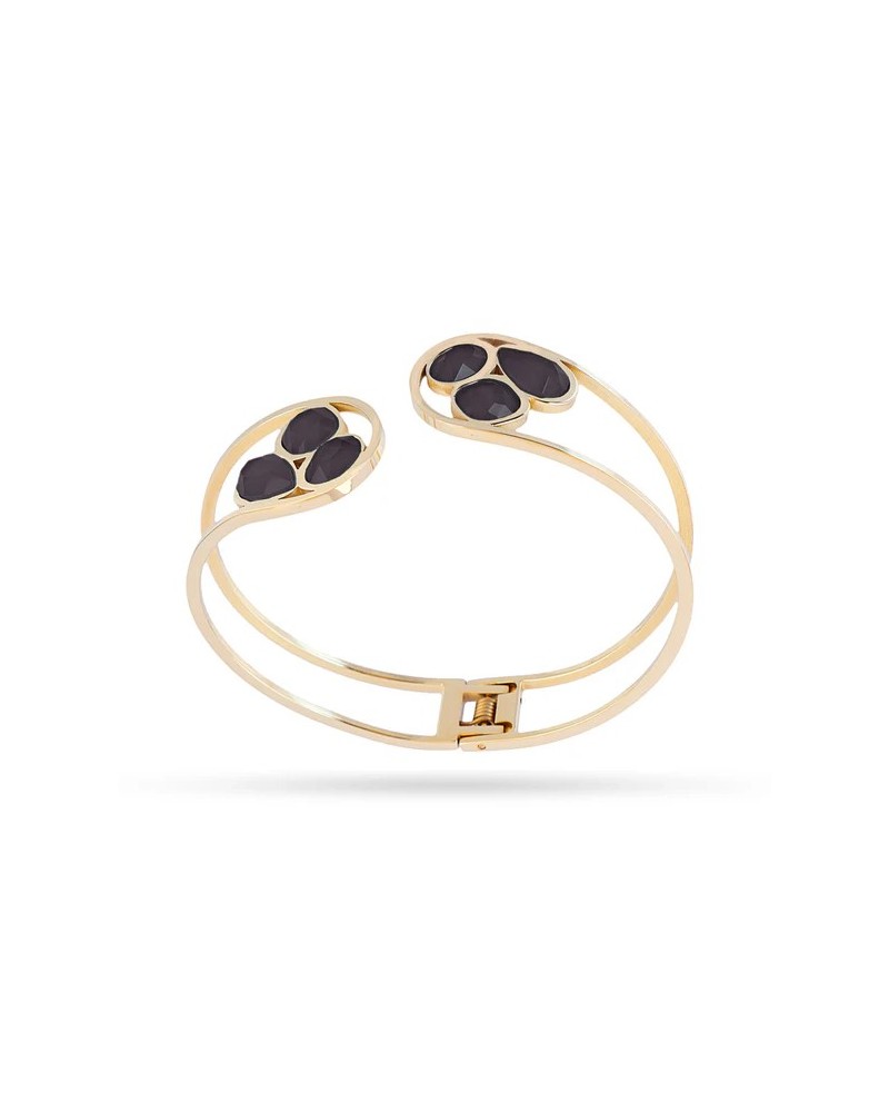 Brazalete con piedras NEGRAS de Anartxy