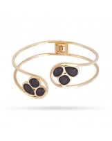 Brazalete con piedras NEGRAS de Anartxy