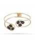 Brazalete con piedras NEGRAS de Anartxy