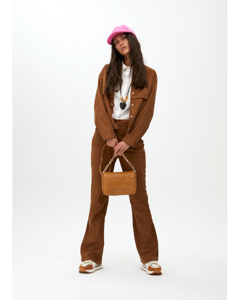 Bandolera CAMEL acolchada de Lola Casademunt