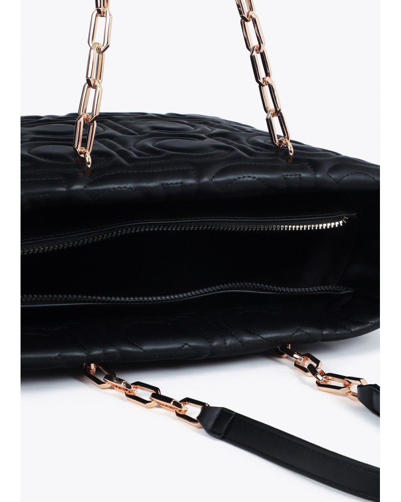 Bolso shopper NEGRO acolchado de Lola Casademunt