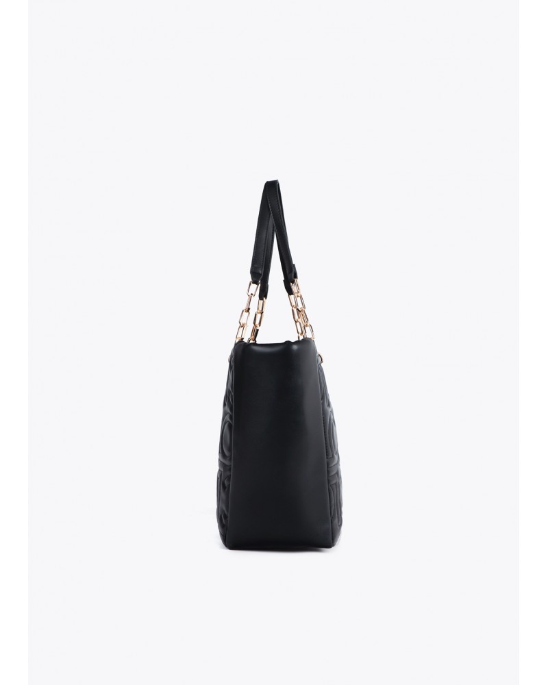 Bolso shopper NEGRO acolchado de Lola Casademunt