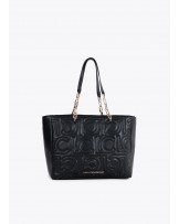 Bolso shopper NEGRO acolchado de Lola Casademunt