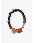 Collar corto cadena tigre y cristal de Lola Casademunt