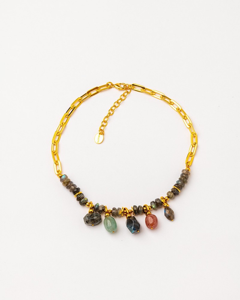 Collar corto con gemas de Velatti