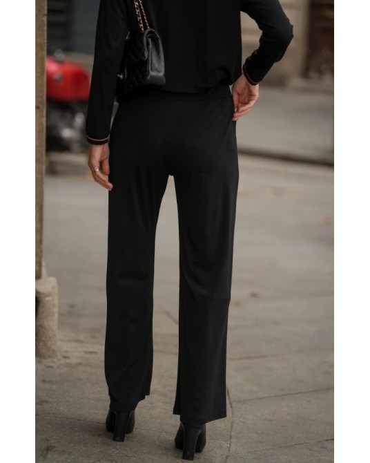 Pantalòn negro fluìdo de Guimanos