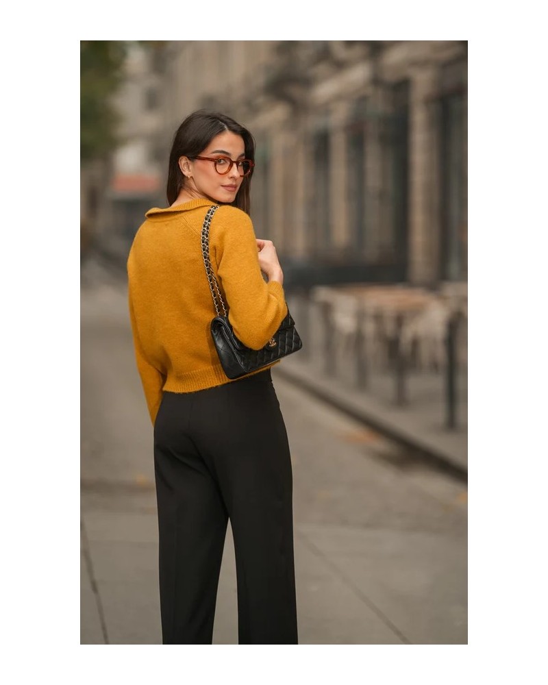 Pantalòn negro de pinzas de Guimanos