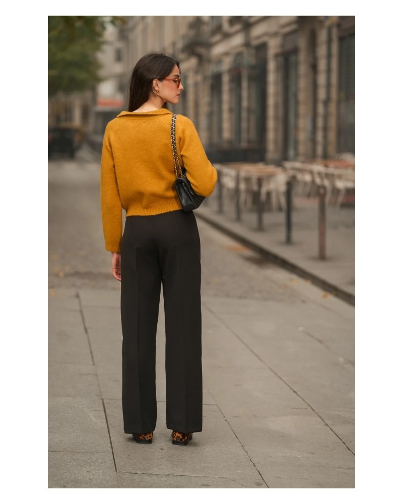 Pantalòn negro de pinzas de Guimanos