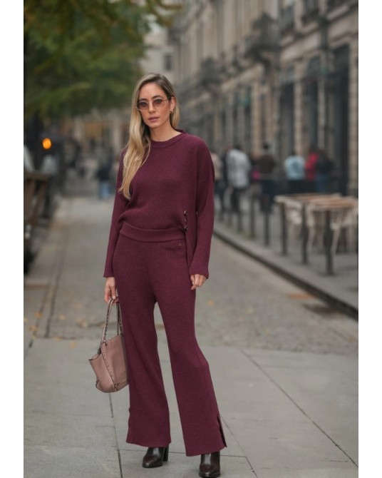 Jersey de punto con botones laterales de Guimanos