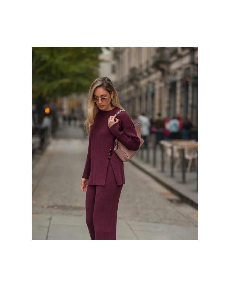 Jersey de punto con botones laterales de Guimanos