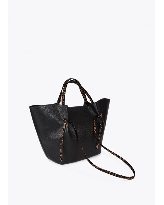 Bolso shopper asas animal print de Lola Casademunt
