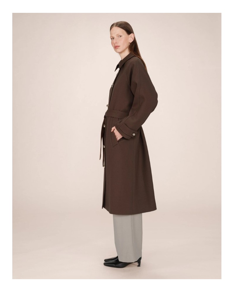 Abrigo MARRÒN de Grace and Mila