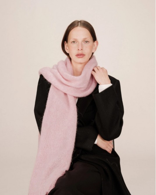 Bufanda de punto lana y alpaca de Grace and Mila