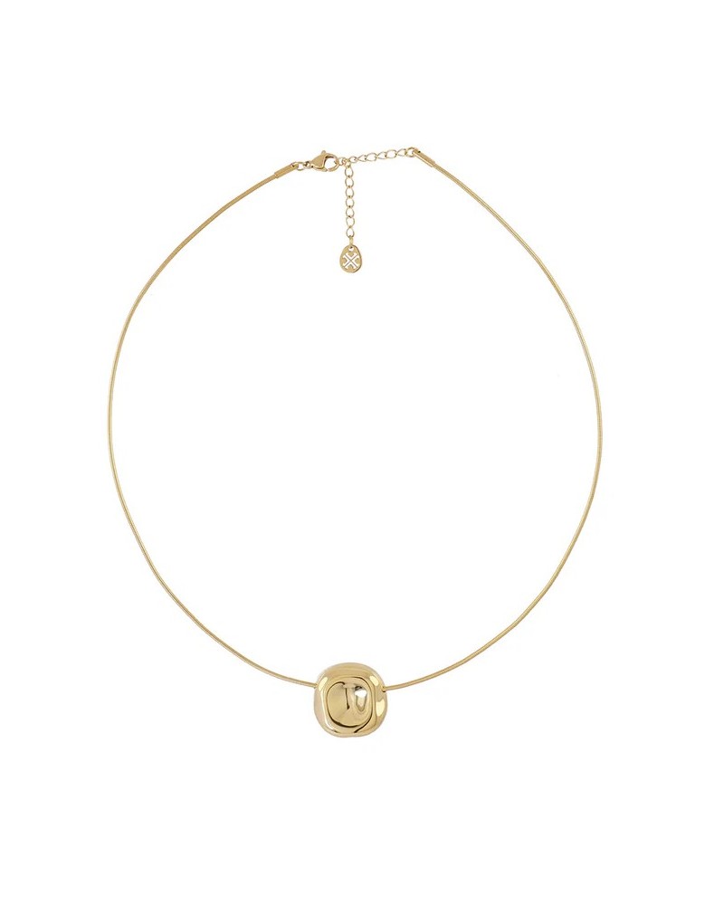 Collar corto acero dorado de Anartxy
