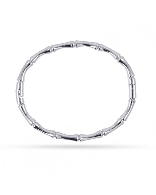 Pulsera bambù en acero de Anartxy