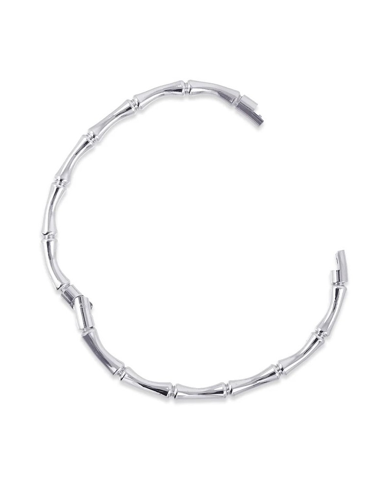 Pulsera bambù en acero de Anartxy