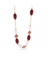 Collar largo tonos marrones de Anartxy