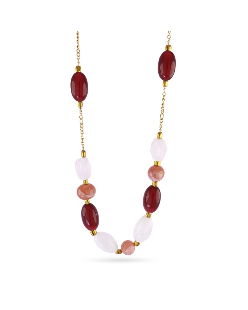 Collar largo tonos marrones de Anartxy