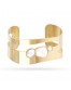 Brazalete con perlas acero de Anartxy