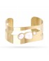 Brazalete con perlas acero de Anartxy