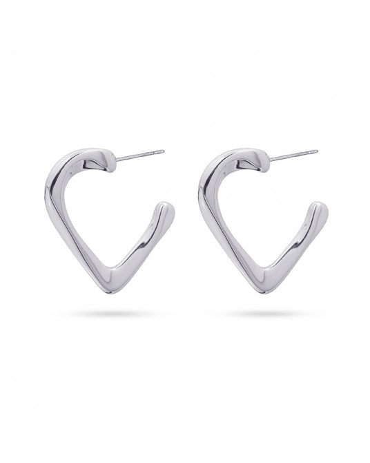 Pendientes aro corazòn de Anartxy