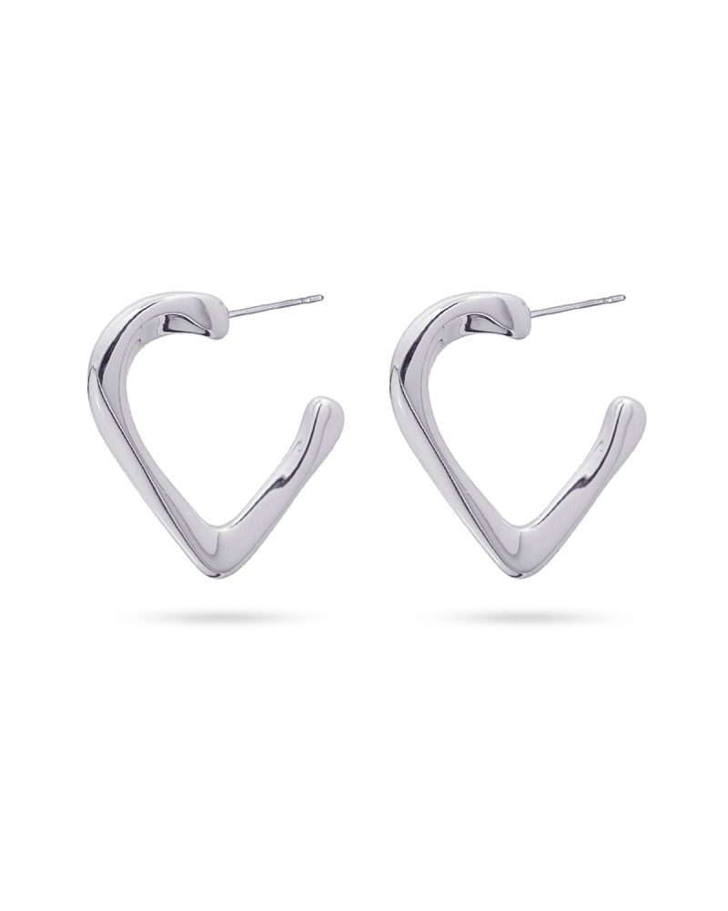 Pendientes aro corazòn de Anartxy