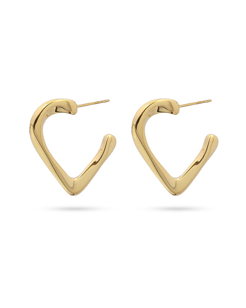 Pendientes aro corazòn de Anartxy