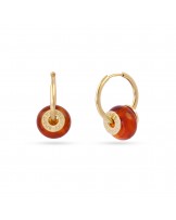 Pendientes aro con resina de Anartxy