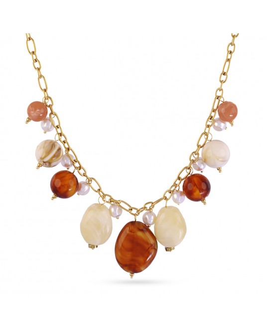 Collar corto con resinas de Anartxy